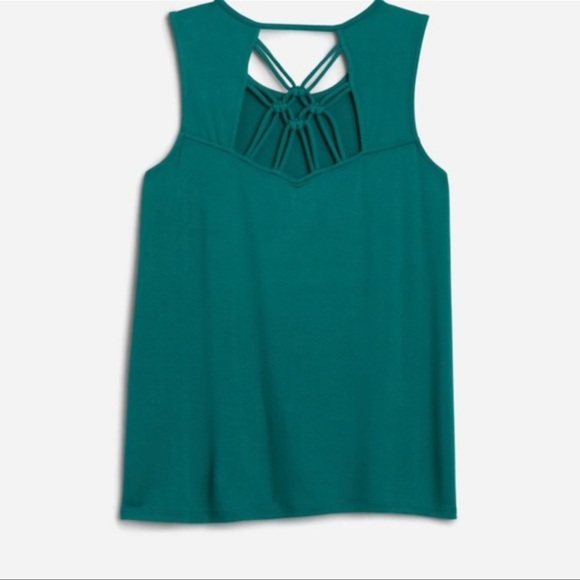 Market & Spruce Teal Lace-Back Tank Top – Size XL - NWT - Picture 2 of 8